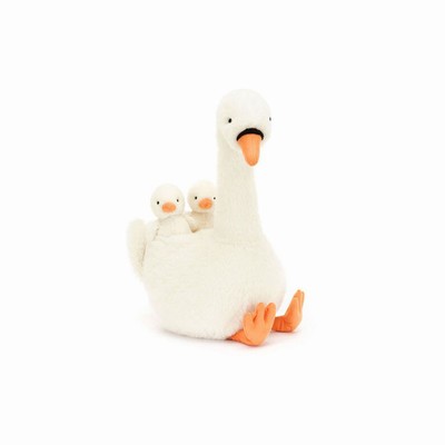 Jellycat Featherful Swan Pájaros | REJB-23946